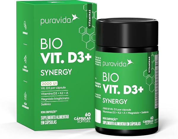 Puravida Vitamina D3 Sinergy